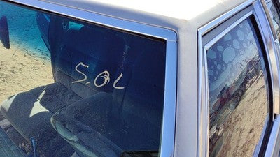 1985 Mercury Grand Marquis Chrome Trim Around Windshield Oem