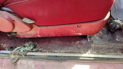 1990 Ford Bronco 2 Passenger Right Side Seat Trim Panel Oem Red