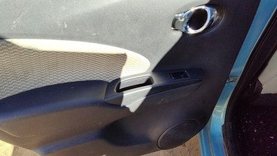 14-19 Versa Note Driver Left Rear Door Trim Panel With Switches Back Charcoal G