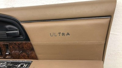 92 Buick Park Ave Ultra Passenger Right Front Door Trim Panel With Switches Tan