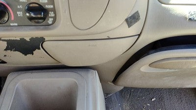 1997-2002 Ford Expedition Slide Out Dash Mounted Cup Holder Assembly Oem Tan Fh