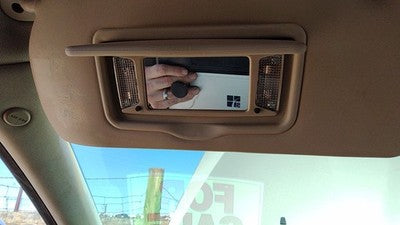 2003-2007 Cadillac Cts Driver Left Sun Visor Oem Neutral 702 88952129