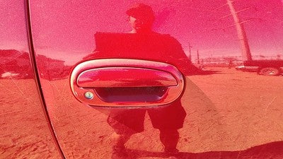 1997-2004 Ford F150 Passenger Right Front Outside Door Handle Oem Red