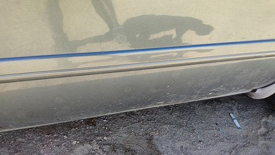 05-07 Caravan Passenger Right Front Moulding From Door Trim Strip Magnesium Ppk