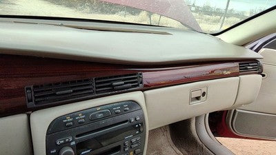 96-02 Eldorado Center Dash Heater Vent Assembly Ac Woodgrain Passenger Trim