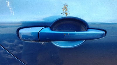 2004-2009 Mazda 3 Passenger Right Rear Outside Door Handle Back 27B Winning Blue