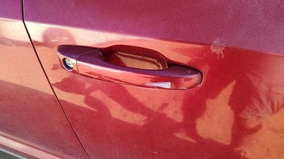 09-10 Dodge Journey Passenger Right Front Outside Door Handle Inferno Red Prh