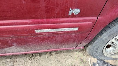 00-04 Venture Passenger Right Front Moulding From Door Oem Trim Strip Red 72U