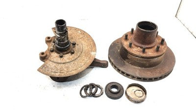 81-93 Ram W250 Passenger Right Front Spindle Steering Knuckle With Wheel Hub