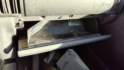 2001 Jeep Grand Cherokee Glove Box Assembly Complete Door With Latch Oem Gray