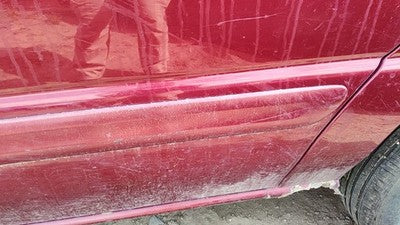 Chevy Venture Driver Left Rear Moulding From Door Oem Back Trim Strip Red 72U