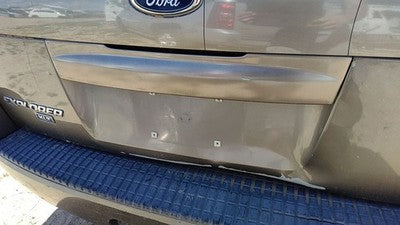 05 Ford Explorer License Plate Trim Surround Panel Oem Tail Trunk Finish Gold Tk