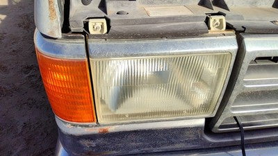 87-91 F250 Pickup Complete Passenger Right Headlight Turn Signal Chrome Trim Oem