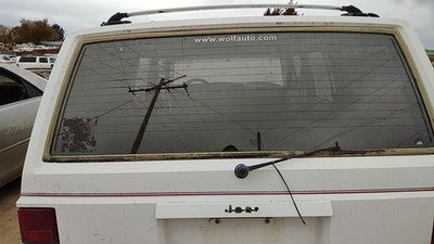 1984-1996 Jeep Cherokee Back Glass Rear Window Oem 55134742
