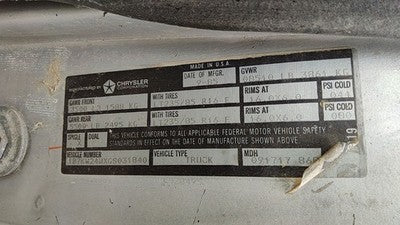 1981-1987 Dodge Ram W250 Ignition Distributor Oem 5.9L 360 4145605