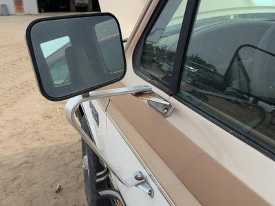 1980-1997 Ford F250 Driver Left Manual Side Mirror Door Mounted Oem E5Tz17696B