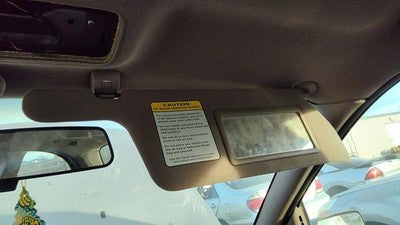 1997 Ford Contour Passenger Right Sun Visor Oem Ul Tan