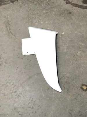 13 Ford Mustang Passenger Right Rear Quarter Moulding Air Vent Intake Cowl White