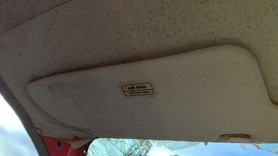 1995 Ford Aspire Driver Left Sun Visor Oem Gray