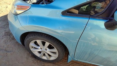 2014-2019 Nissan Versa Note Driver Left Front Fender Oem Blue Rbe Fca019mbmb