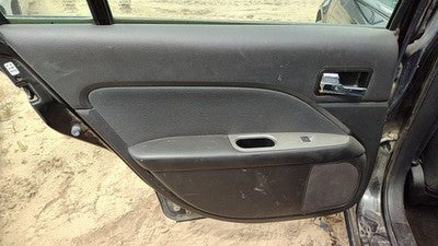 10-11 Ford Fusion Driver Left Rear Door Trim Panel With Switches Back Black Dw