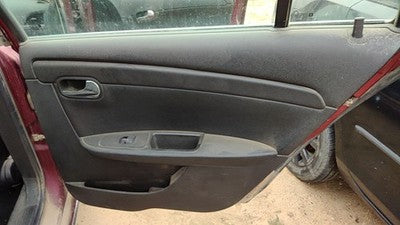 08 09 Malibu Passenger Right Rear Inside Door Trim Panel Wth Switches Back Black