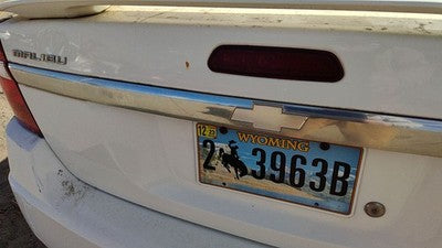 2005 New Style Malibu License Plate Trim Surround Panel Tail Trunk Finish Chrome