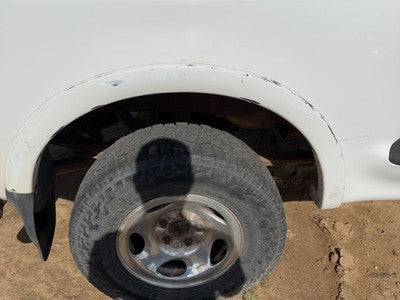 1997-2004 Ford F150 Passenger Right Rear Wheel Flare Moulding Oem Back White Yz