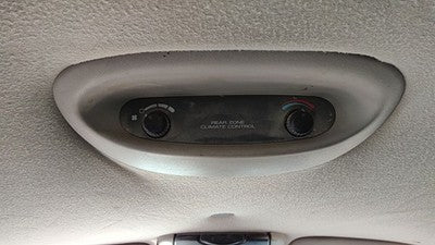 01-07 Dodge Caravan Rear Temperature Control Module Overhead Heater Ac Head Unit