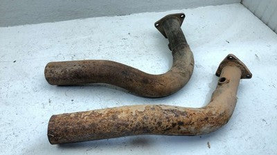 2012 Ford F150 5.0L Exhaust Manifold Flange Stub Down Pipe Set Oem Coyote Swap