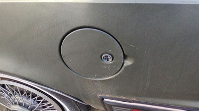 1985 Pontiac 6000 Fuel Tank Door With Hinge Gas Lid Oem Filler Green