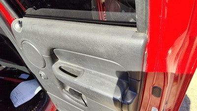 02-05 Dodge Ram 1500 Passenger Right Rear Door Trim Panel Wh Switches Back Black