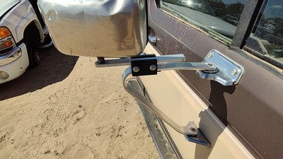 1980-1990 Ford F150 Passenger Right Side Mirror Door Mounted Oem E5tz17696a