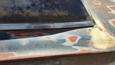 1964 Ford Thunderbird Coupe Driver Left Rear Moulding On Quarter Panel Oem