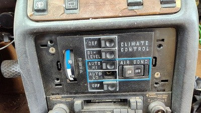 1977-1981 Mercedes 300Td Temperature Control Module In Dash Heater Ac Head Unit