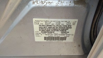 07-12 Nissan Sentra Sr Passenger Right Front Power Window Regulator With Motor