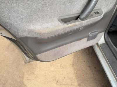 1990 Subaru Legacy Driver Left Rear Door Trim Panel With Switches Back Gray