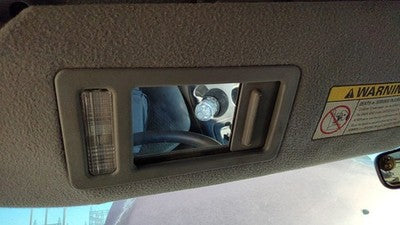 1997 Ford Expedition Driver Left Sun Visor Oem Gray F2