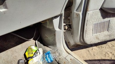 1985 Mercury Grand Marquis Passenger Right Lower Kick Trim Panel Oem Gray