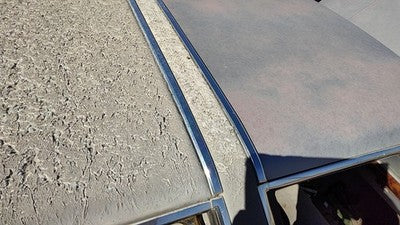 85 Mercury Grand Marquis Passenger Right Rear Chrome Trim Moulding Pair On Roof