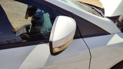12-14 Focus Ford Focus Passenger Right Power Side Mirror Door Mounted White Yz