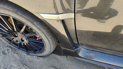 2015-2016 Subaru Wrx Driver Left Moulding From Fender Trim Strip Dark Gray Dgm