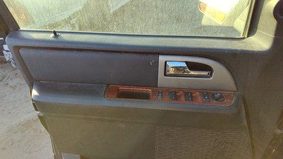 07-14 Expedition Driver Left Front Door Trim Panel wth Master Switch Black/Camel