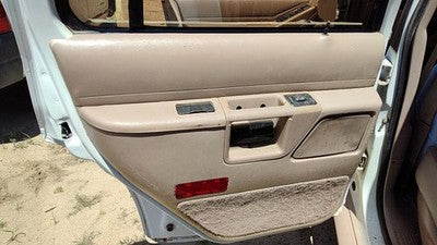 93 Ford Explorer Driver Left Rear Inside Door Trim Panel With Switches Back Tan