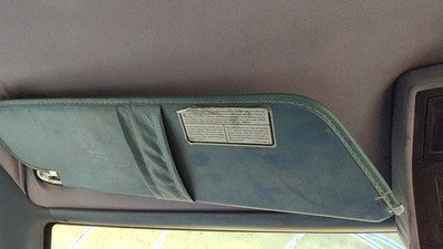 1986 Ford Ranger Driver Left Sun Visor Oem Blue