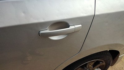 07-12 Nissan Sentra Sr Driver Left Rear Outside Door Handle Oem Back Silver K23