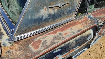 1964 Ford Thunderbird Coupe Passenger Right Rear Moulding On Quarter Panel Oem