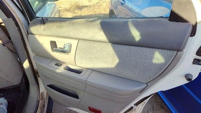 00-02 Ford Taurus Passenger Right Rear Door Trim Panel With Switches Back Gray