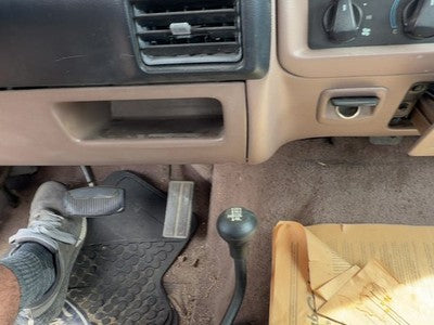 1992-1997 Ford F250 Lower Dash Under Column Knee Bolster Trim Panel Oem Brown Rk