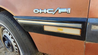 1985 Pontiac Sunbird Passenger Right Moulding From Fender Oem Trim Strip